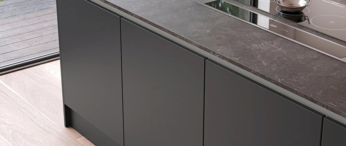 modern contemporary zola soft matte kitchen island unit graphite 2 w1200 Kesseler modern contemporary zola soft matte kitchen island unit graphite 2 w1200 Kesseler