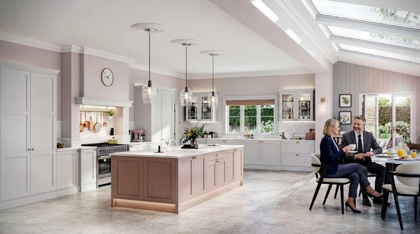 17676587032092395062 Pink Luxury Kitchen