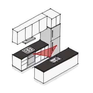 Galley Luxury kitchen