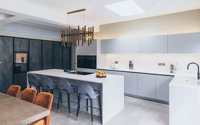 true handleless kitchen Kesseler An Ultra-Modern True Handleless Kitchen In Birmingham