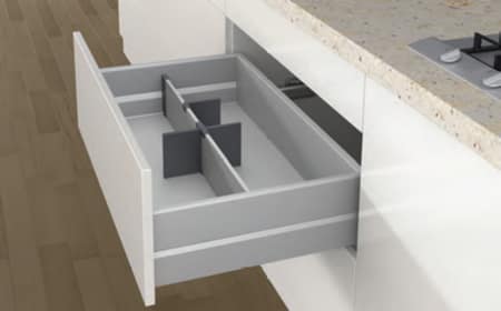 2 Black Handleless Designer Kitchen