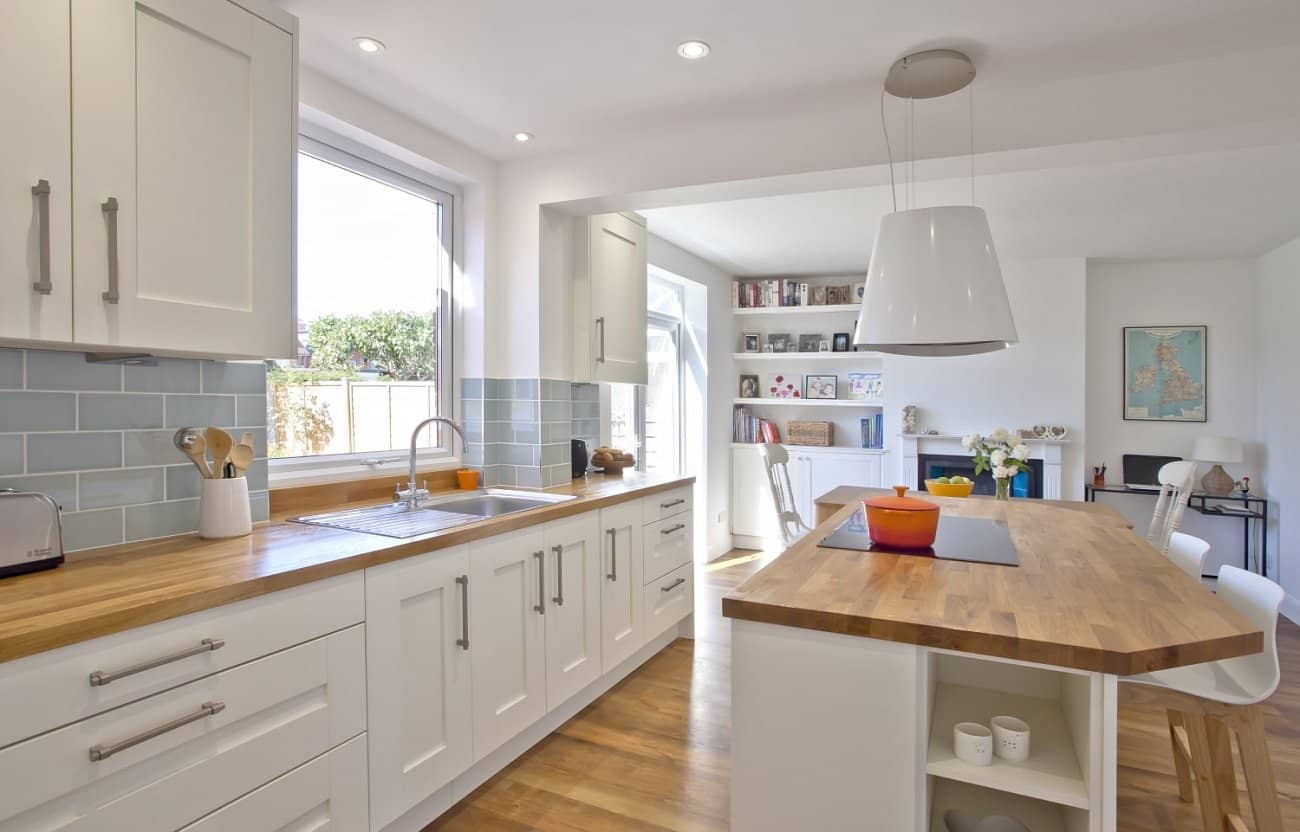 White Shaker kitchen in Newbury - Kesseler Kitchens