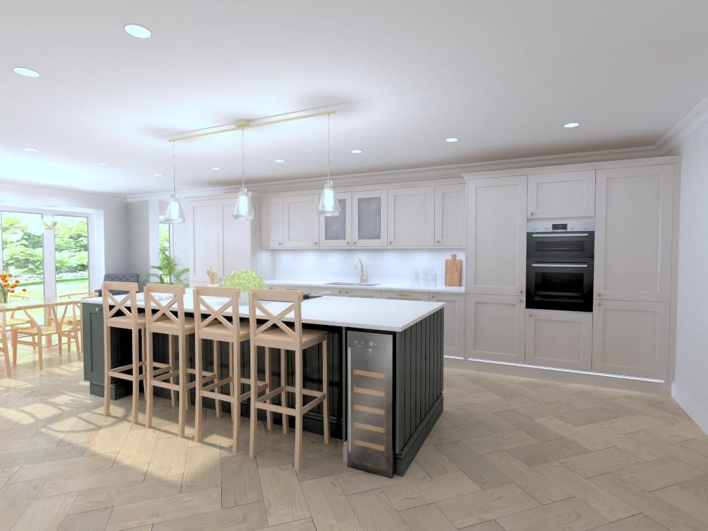 PLOT 3 KITCHEN R1 Kesseler Kitchen Render 2