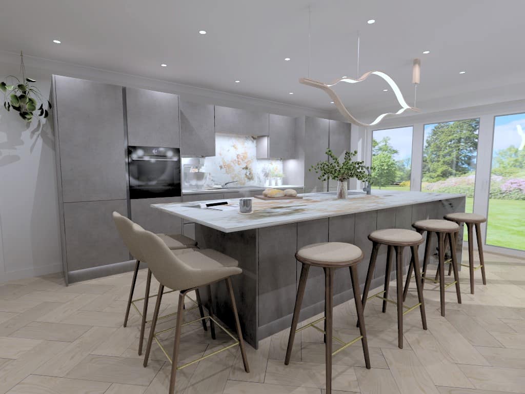 The Parlour Kitchen R1 Kesseler Kitchen Render